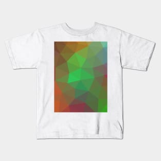 Abstract Multicolored Pattern Kids T-Shirt